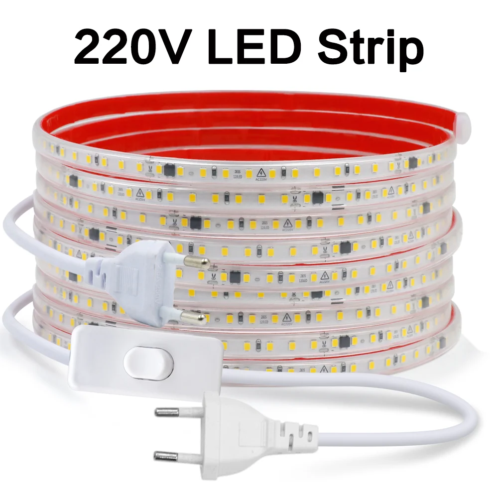    LED Ʈ LED ,  LED ,  ߿ ,  ü, Ʈ  , SMD2835 120LEDs/m, 220V